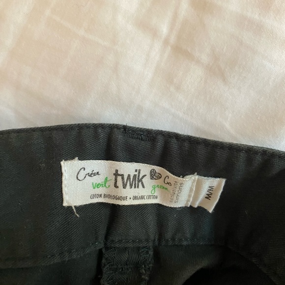 Straight leg forest green pant - Picture 2 of 2